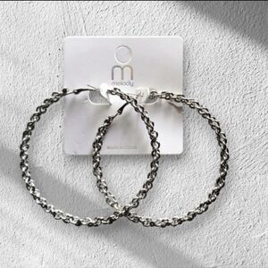 Twisted Hoop Earrings By Melody